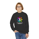 Schoolhouse Sprouts Black Rainbow Logo Kids Sweatshirt