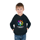 Schoolhouse Sprouts Black Rainbow Logo Toddler Pullover Fleece Hoodie