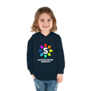Schoolhouse Sprouts Navy Rainbow Logo Toddler Pullover Fleece Hoodie