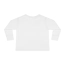 Schoolhouse Sprouts White Rainbow Logo Toddler Long Sleeve Tee