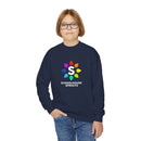 Schoolhouse Sprouts Navy Rainbow Logo Kids Sweatshirt